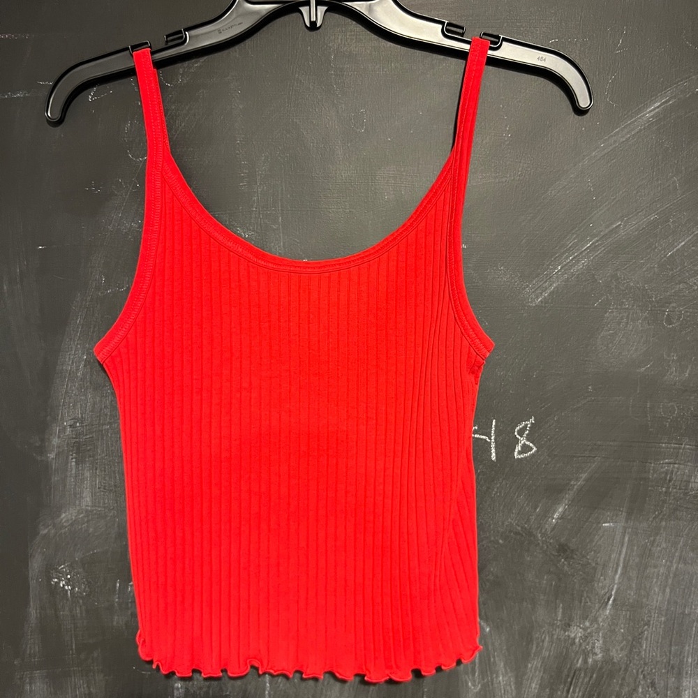Old Navy Ribbed Red tank